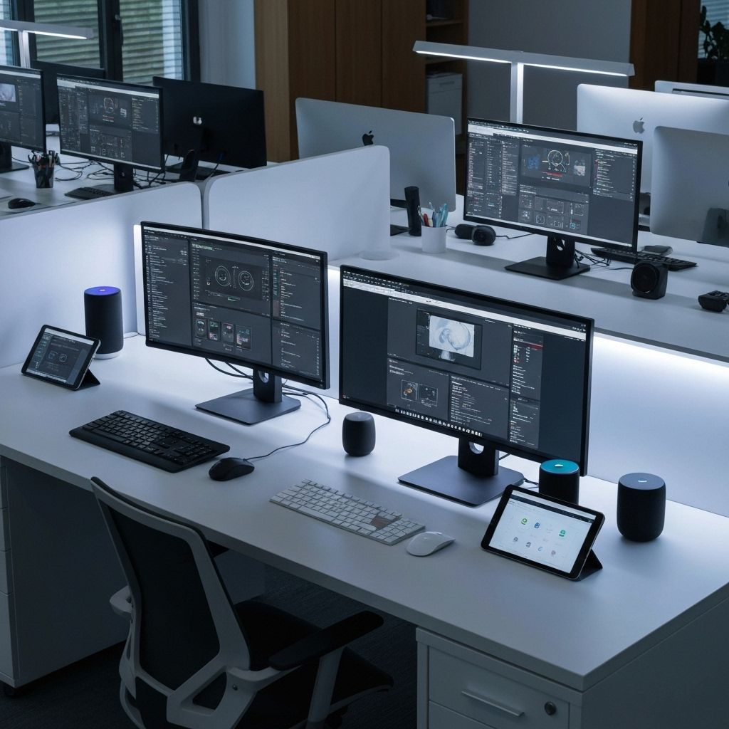 Espace de travail technologique